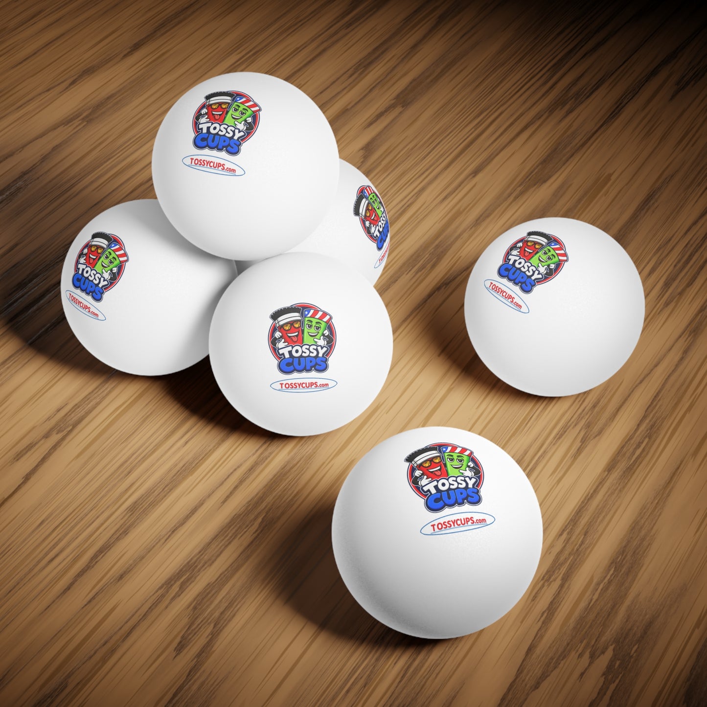 Tossy - beer Pong Balls, 6 pcs