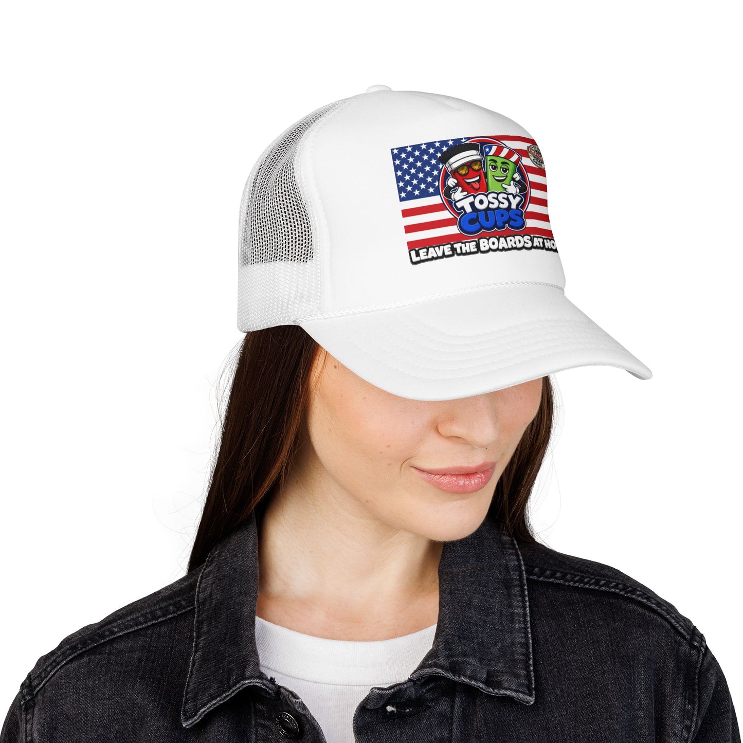 Tossy - Foam Trucker Hat leave the boards at home