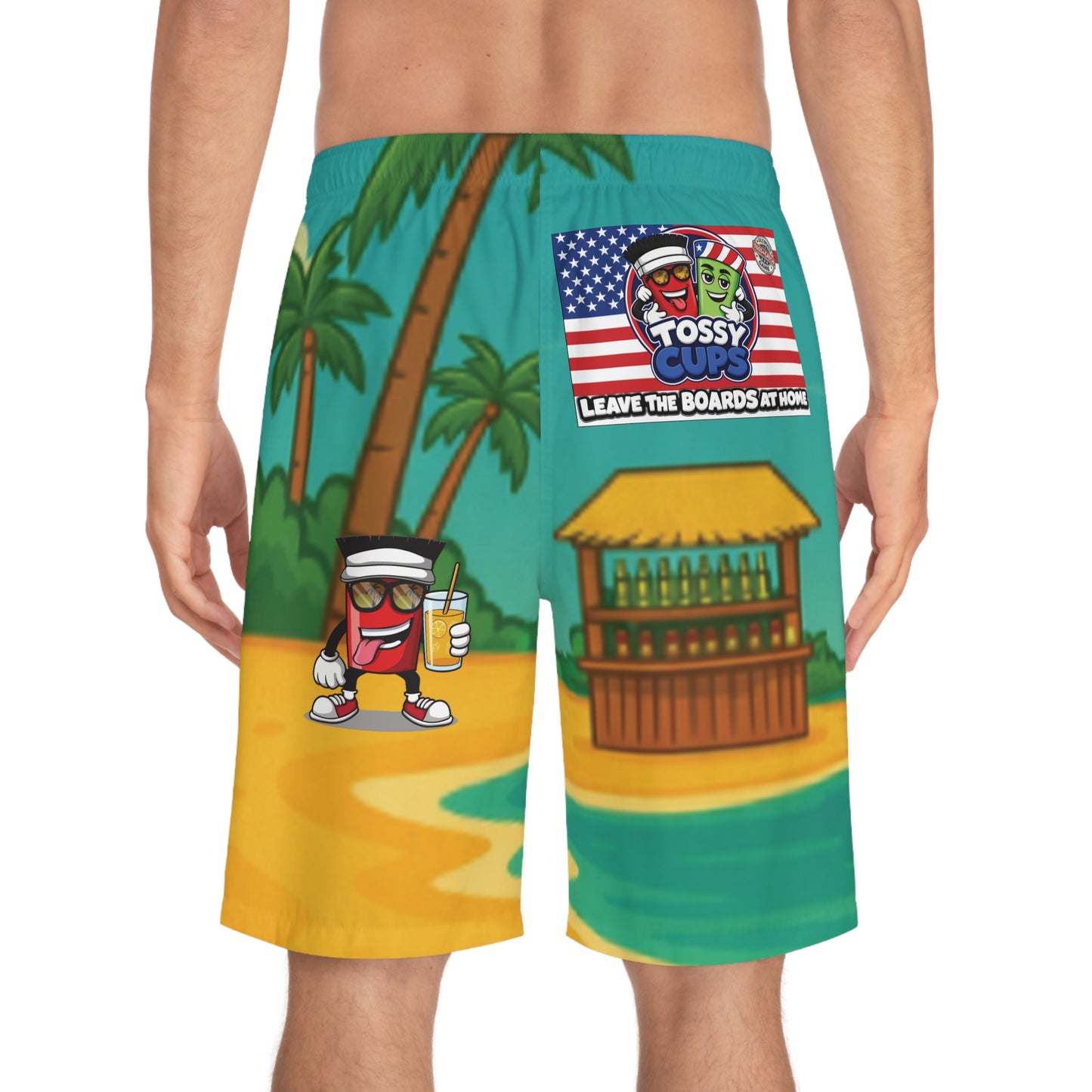 Tossy - Men's Board Shorts (AOP)