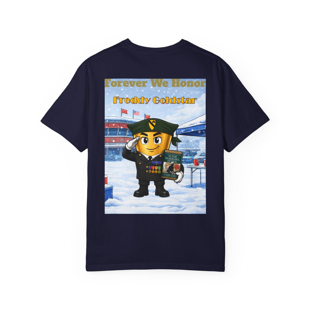 Freddy Goldstar Forever We honor Unisex Garment-Dyed T-shirt