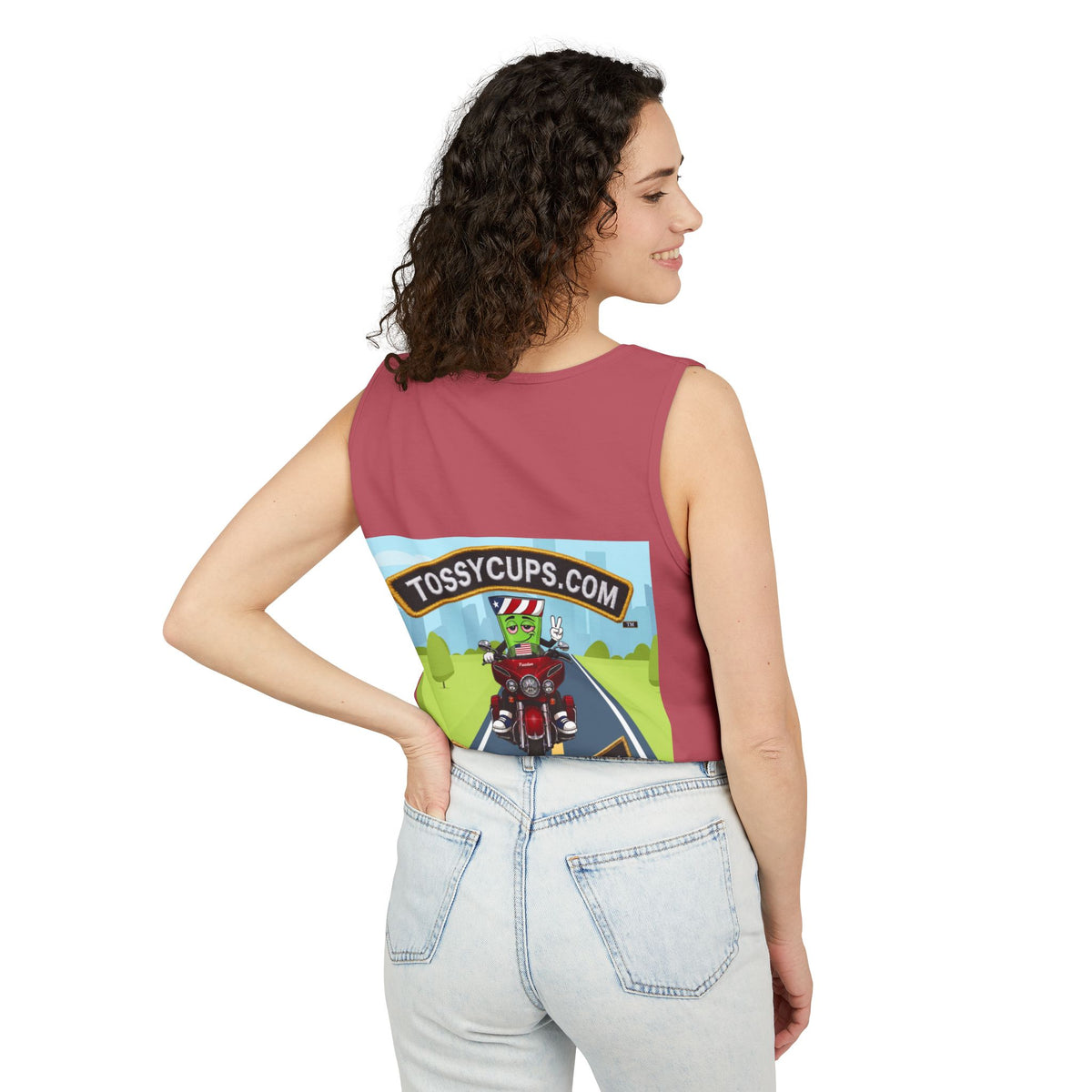 Team Eddie bull Unisex Garment-Dyed Tank Top