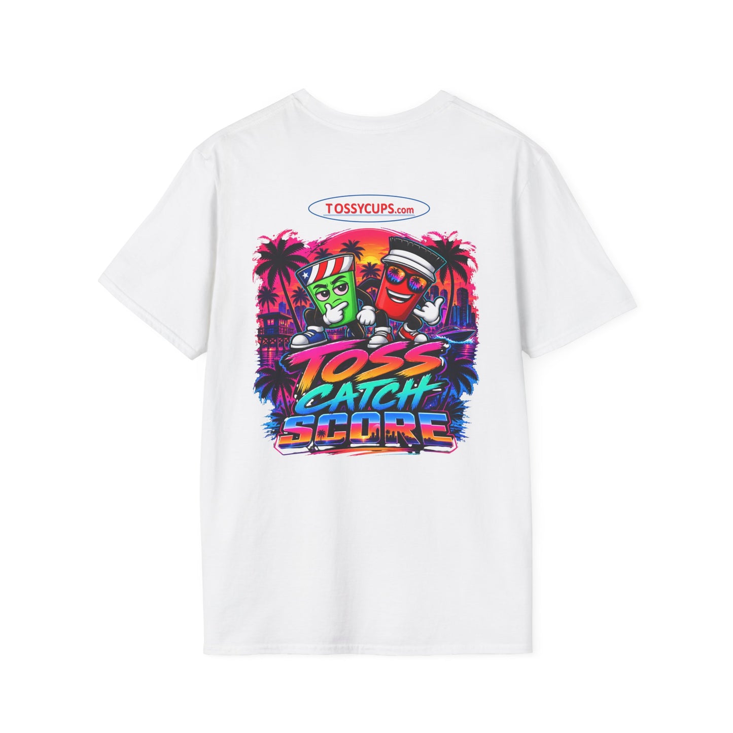 Tossy Cups Miami Cups Unisex Softstyle T-Shirt