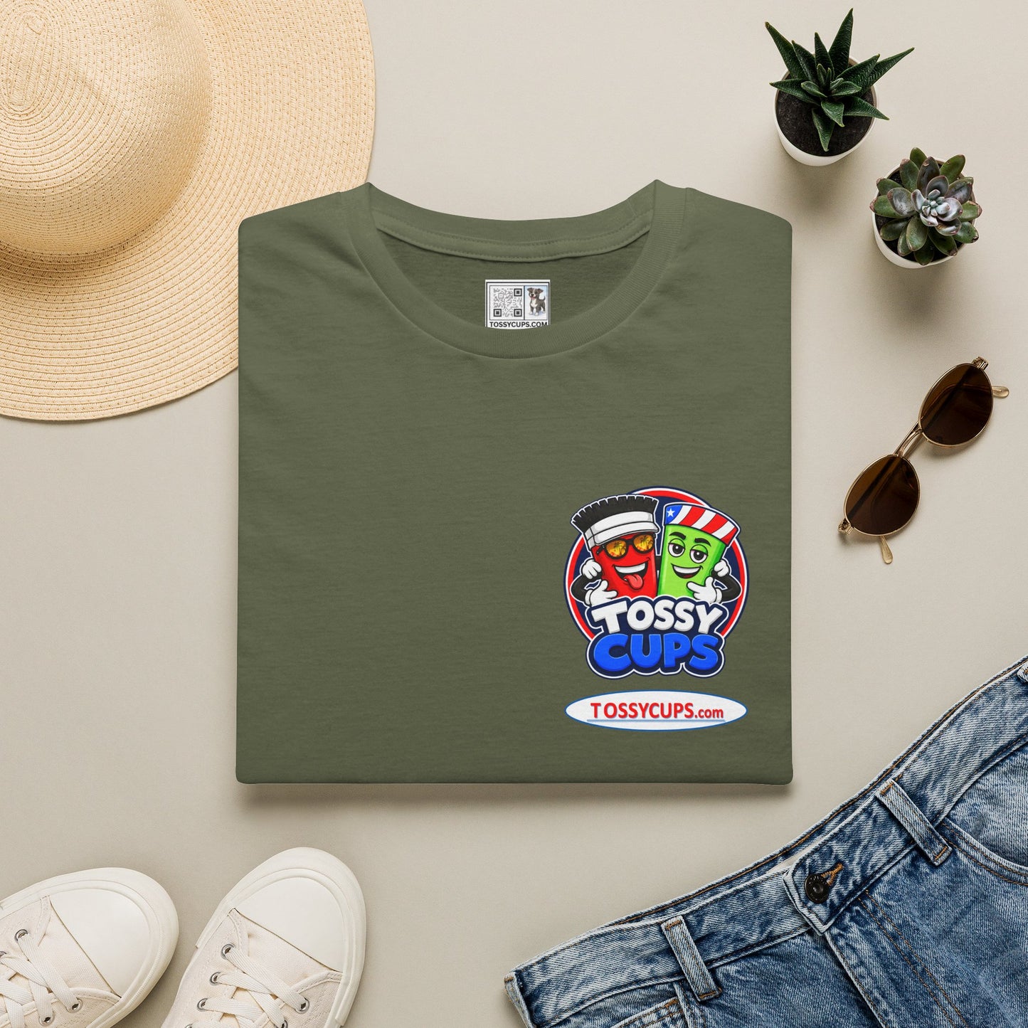 Tossy Cups - Evrett The Tiz Unisex Softstyle T-Shirt