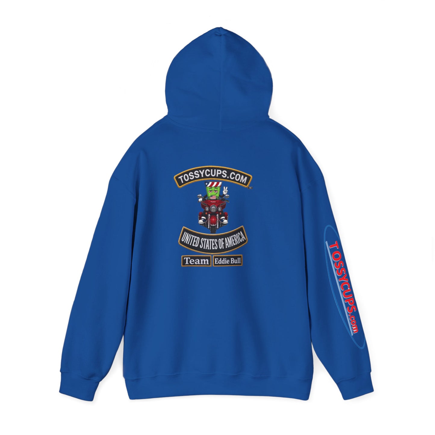 Tossy Cups Team Eddie Bull Unisex Heavy Blend™ Hooded Sweatshirt