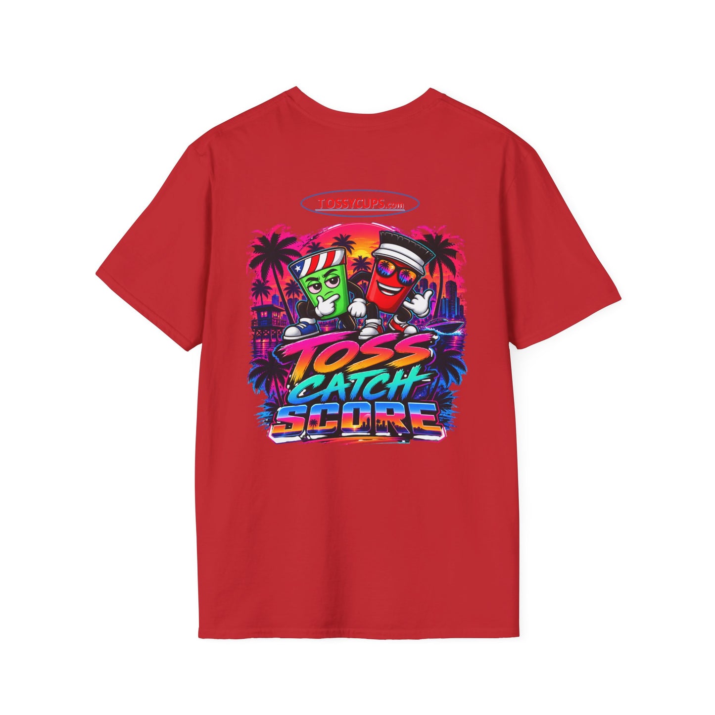 Tossy Cups Miami Cups Unisex Softstyle T-Shirt