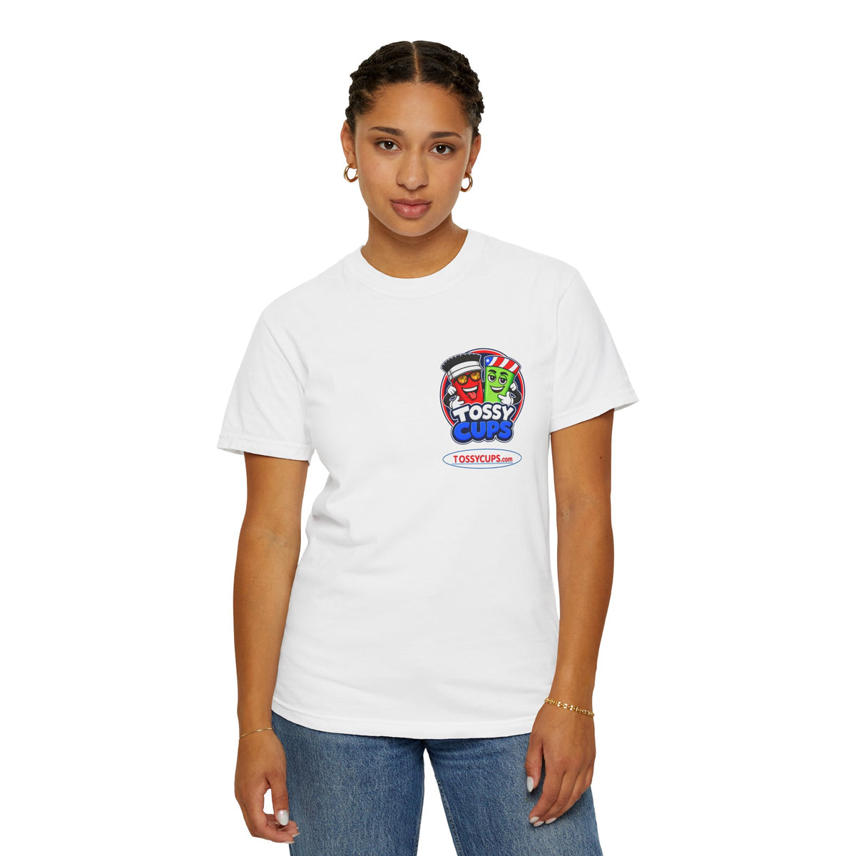 Ride shirt Dee cups response - Unisex Garment-Dyed T-shirt