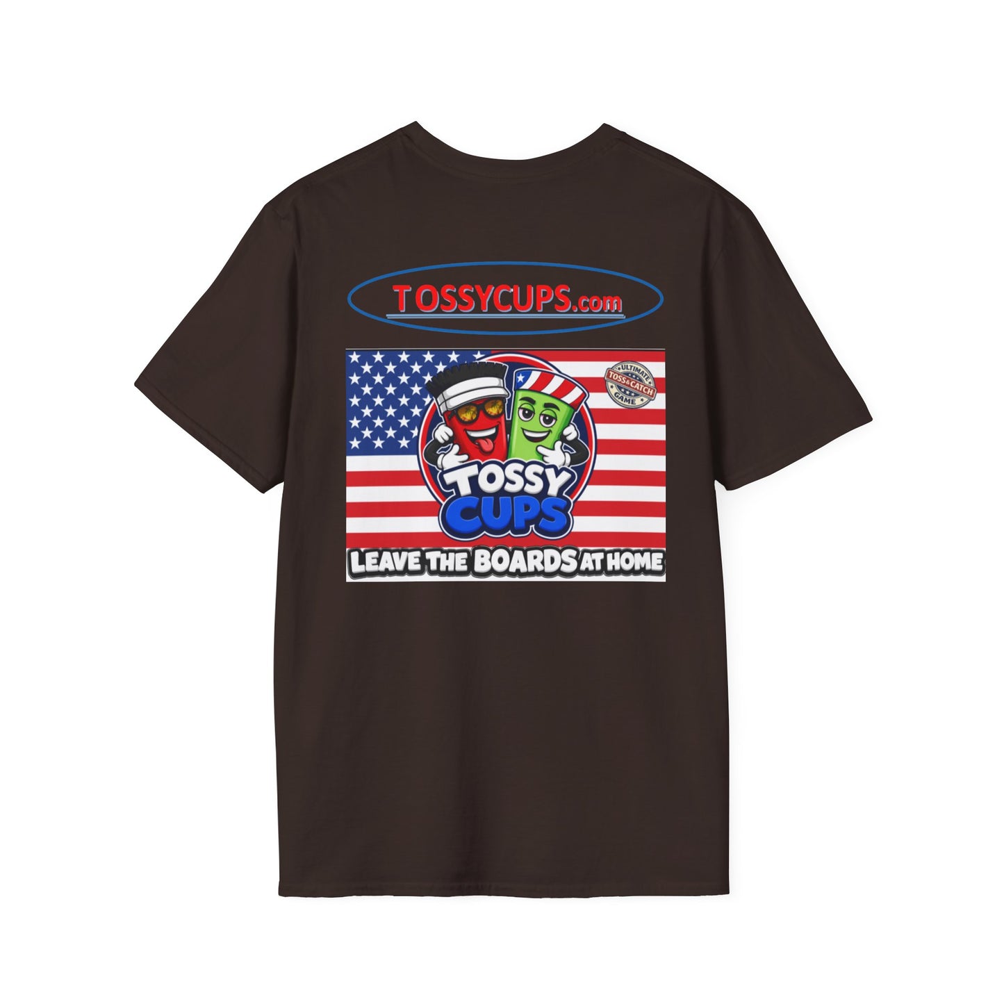 Tossy Cups Unisex Softstyle T-Shirt Leave the boards at home!