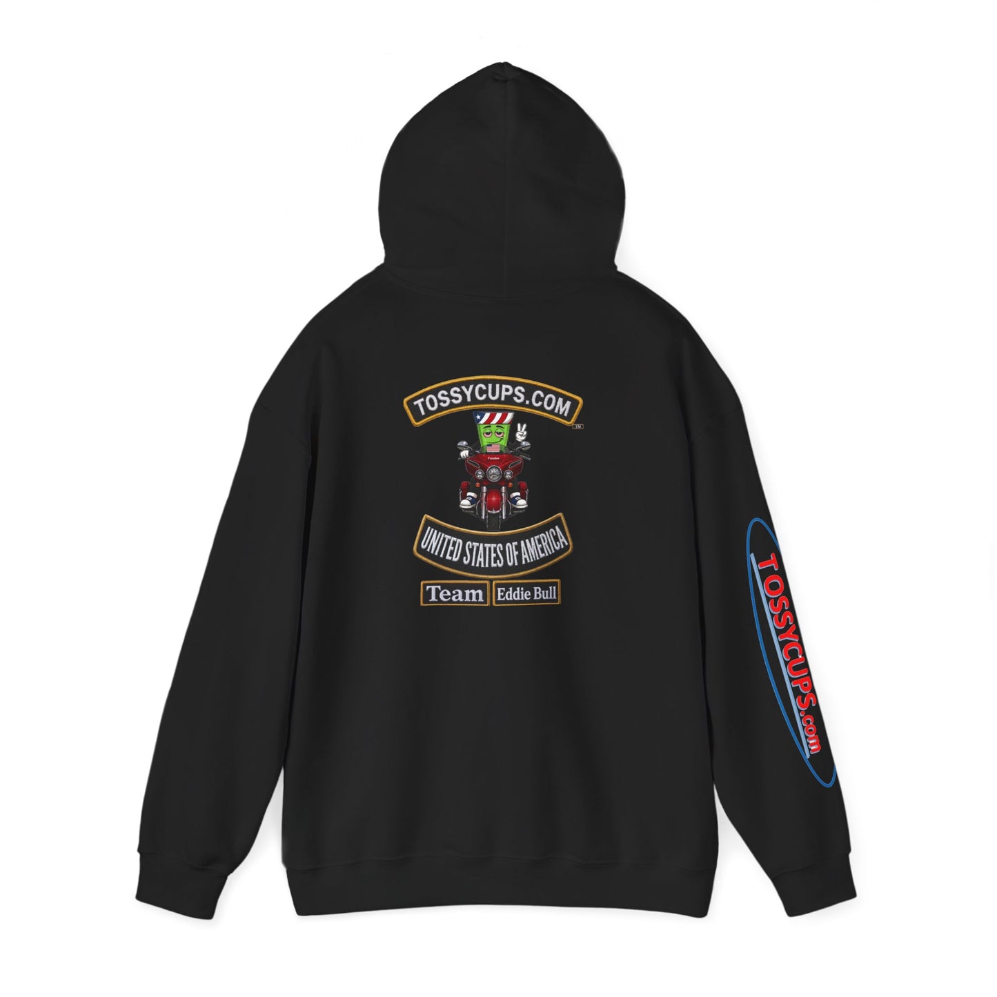 Tossy Cups Team Eddie Bull Unisex Heavy Blend™ Hooded Sweatshirt