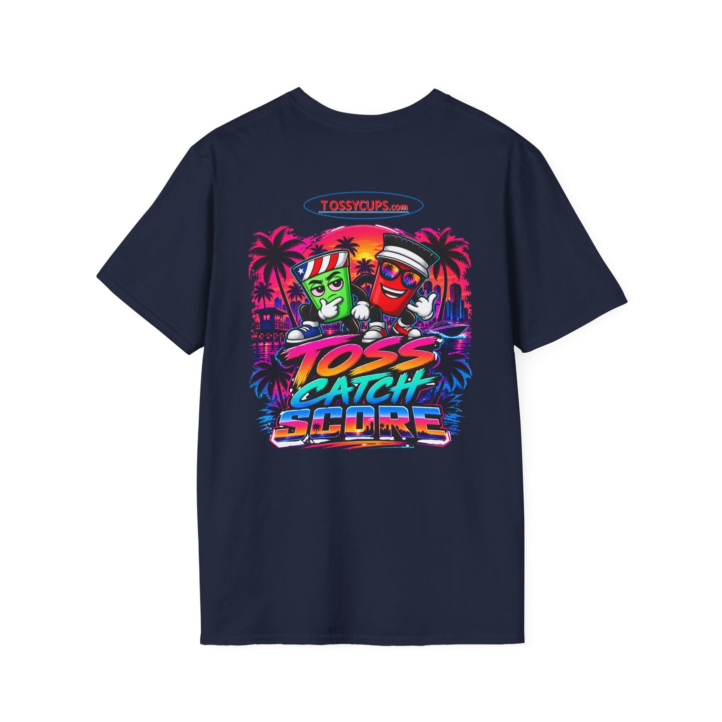 Tossy Cups Miami Cups Unisex Softstyle T-Shirt
