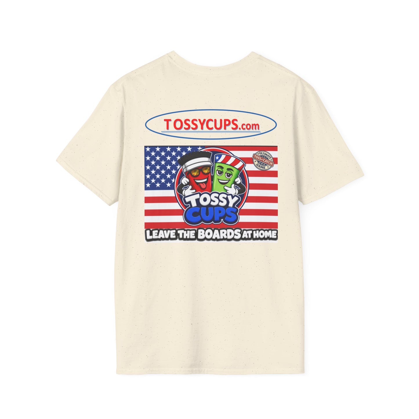 Tossy Cups Unisex Softstyle T-Shirt Leave the boards at home!