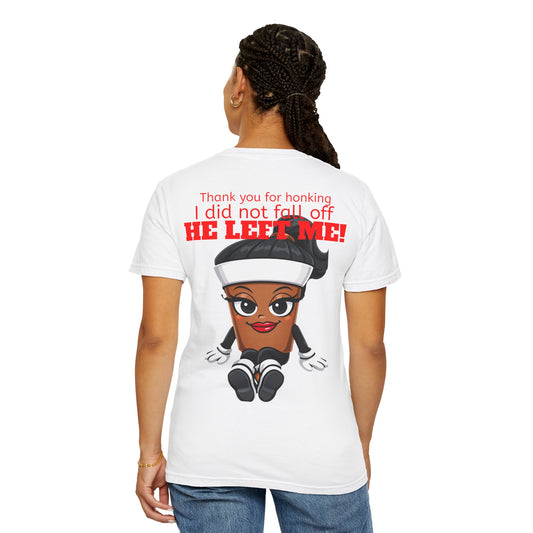 Ride shirt Dee cups response - Unisex Garment-Dyed T-shirt