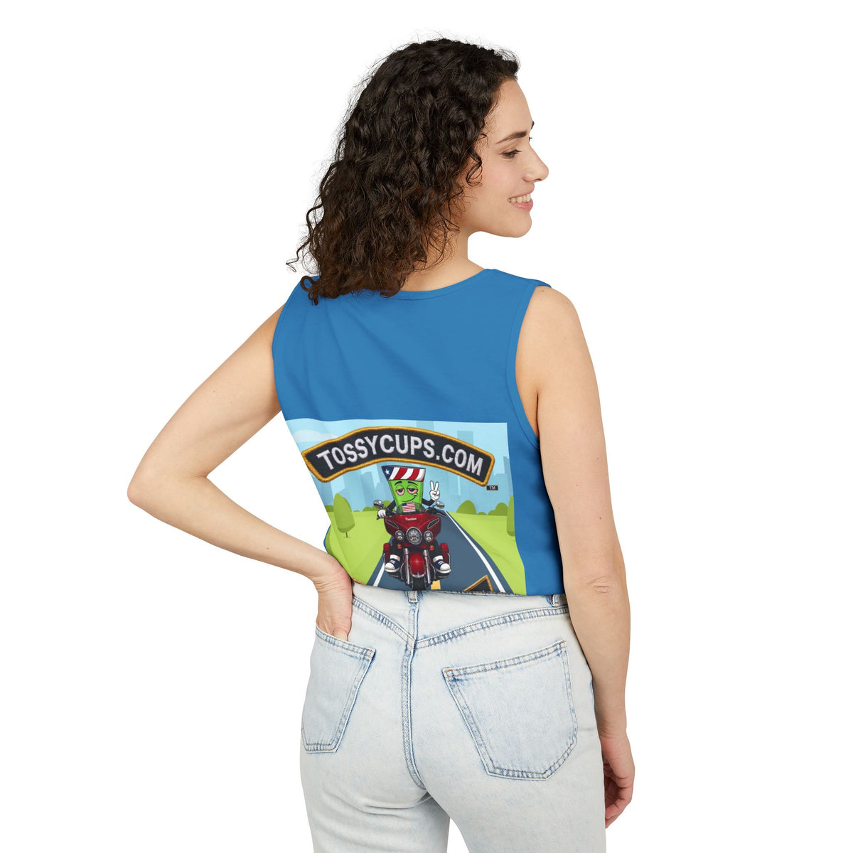Team Eddie bull Unisex Garment-Dyed Tank Top
