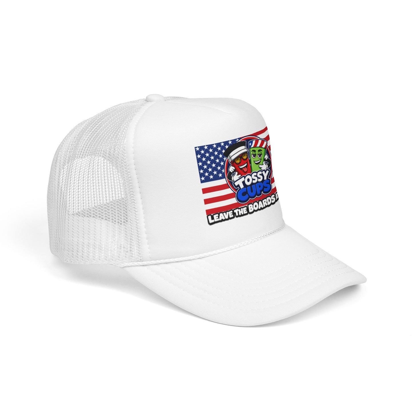 Tossy - Foam Trucker Hat leave the boards at home