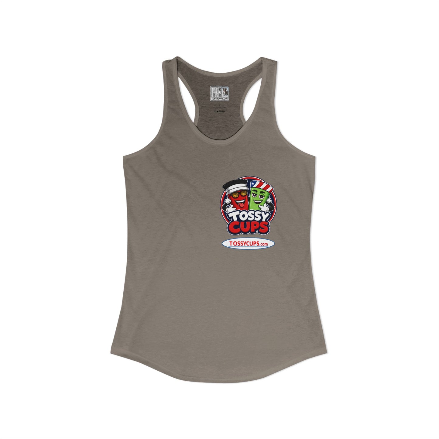 Tossy-tank Dee Cups Women's Ideal Racerback Tank
