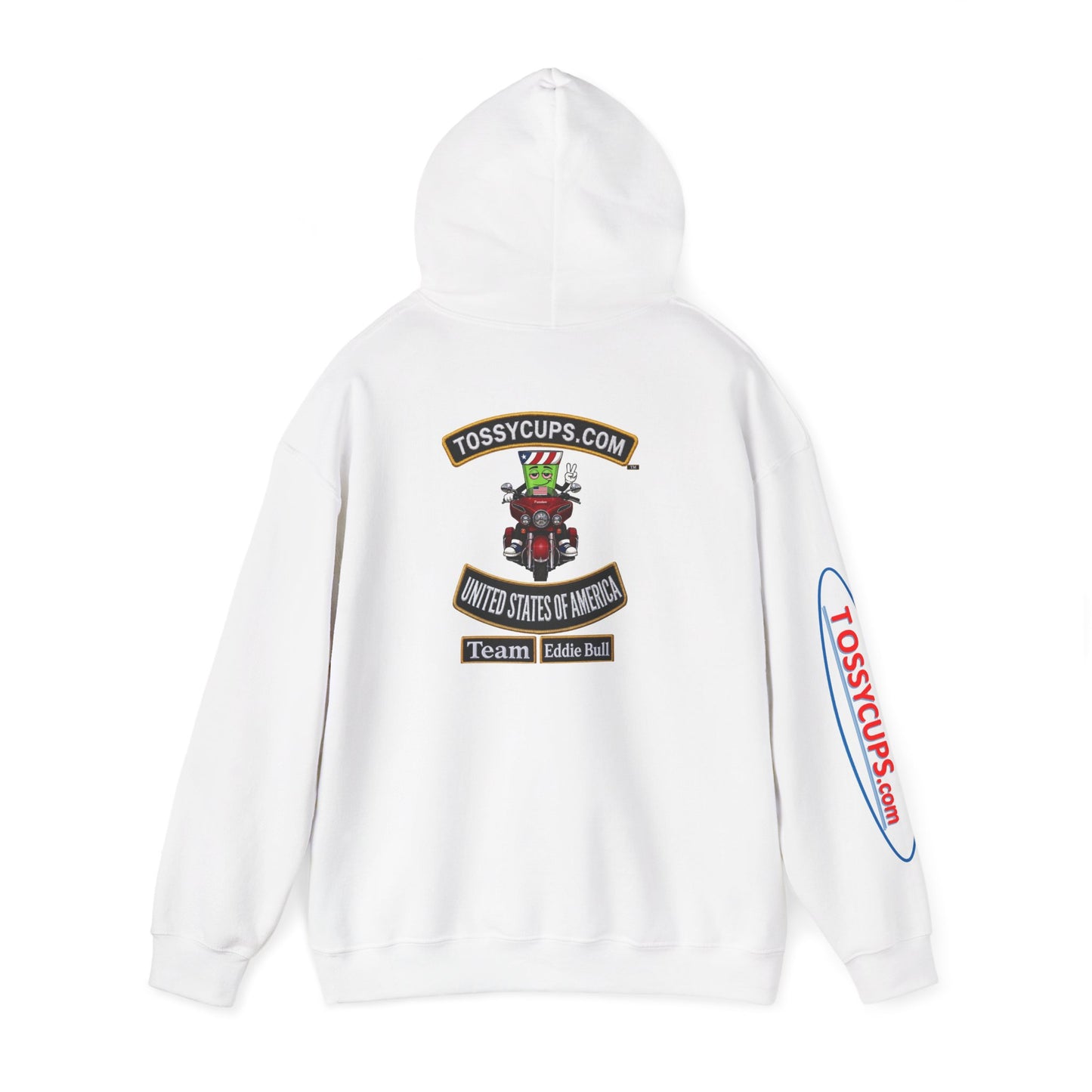 Tossy Cups Team Eddie Bull Unisex Heavy Blend™ Hooded Sweatshirt