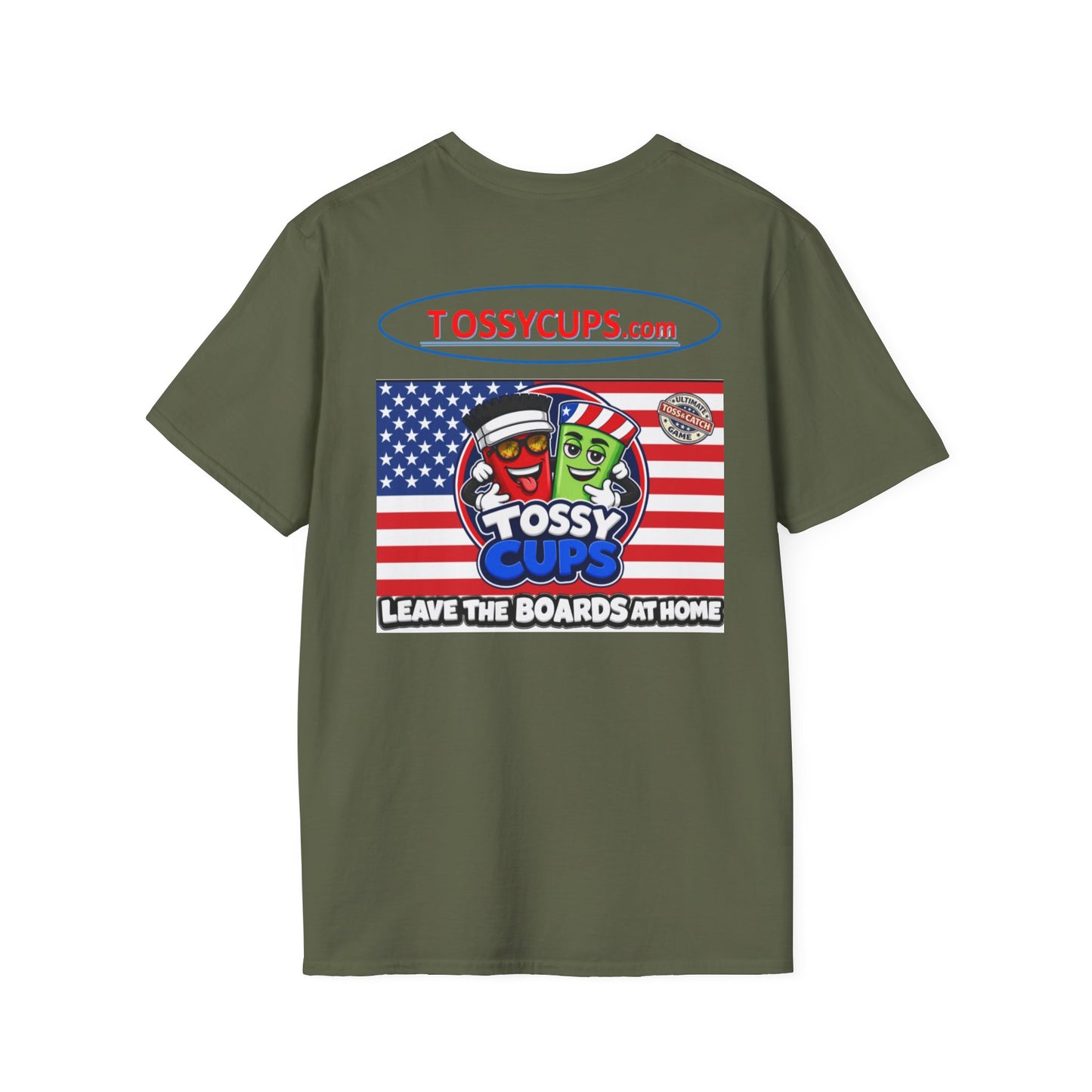 Tossy Cups Unisex Softstyle T-Shirt Leave the boards at home!