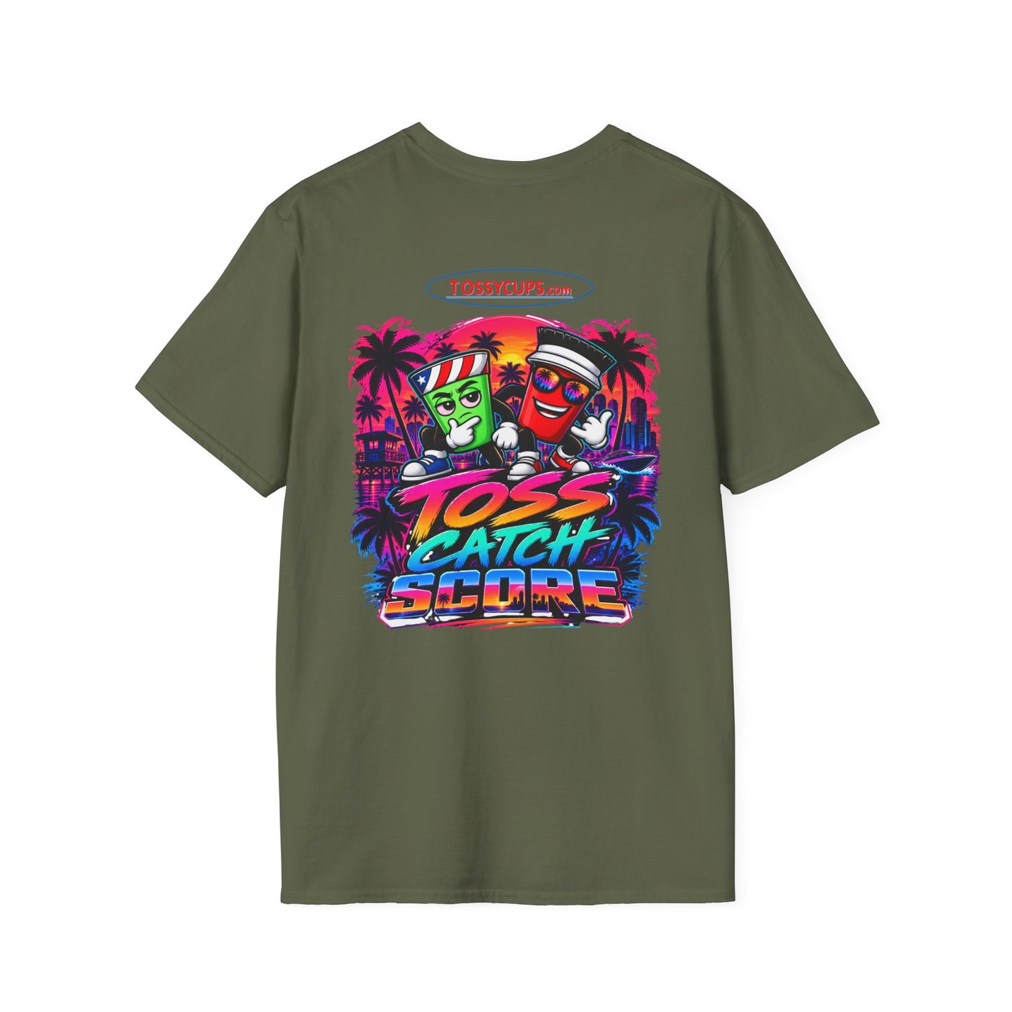 Tossy Cups Miami Cups Unisex Softstyle T-Shirt