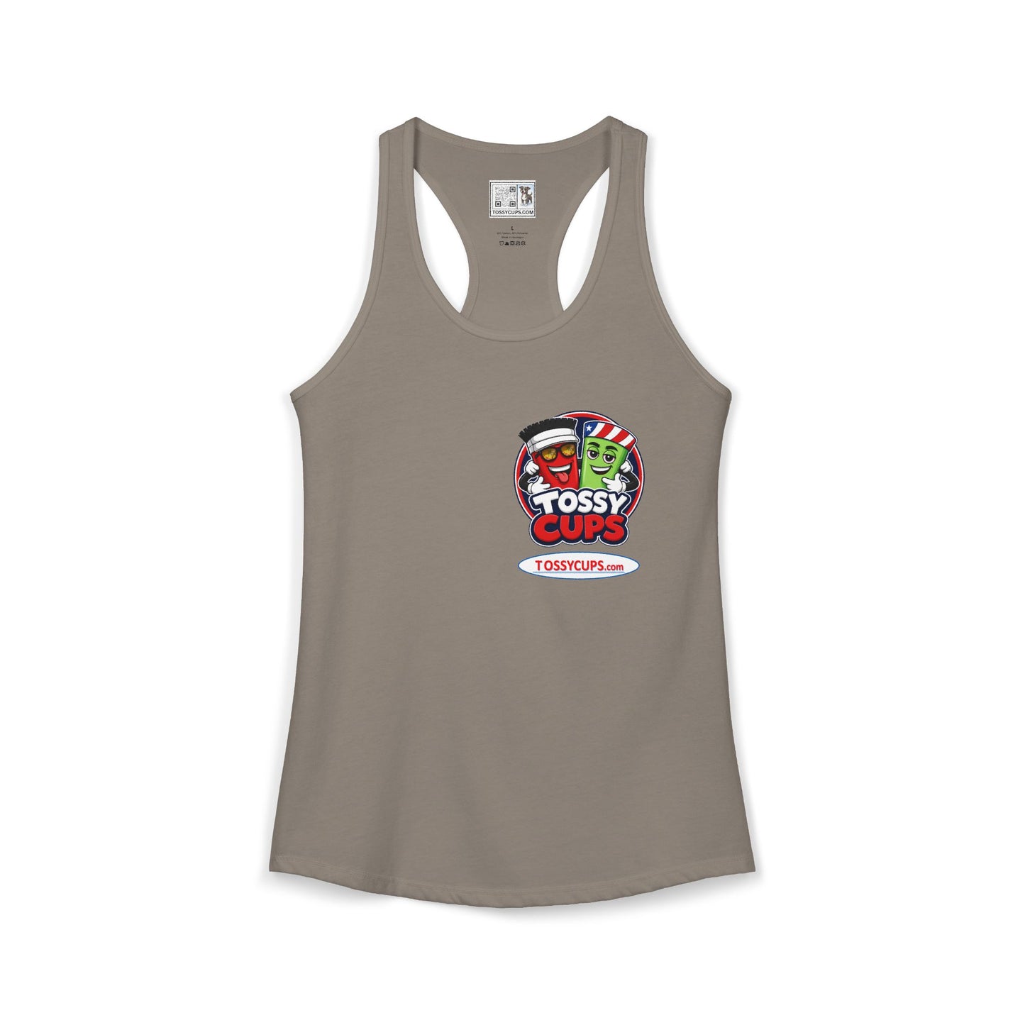Tossy-tank Dee Cups Women's Ideal Racerback Tank