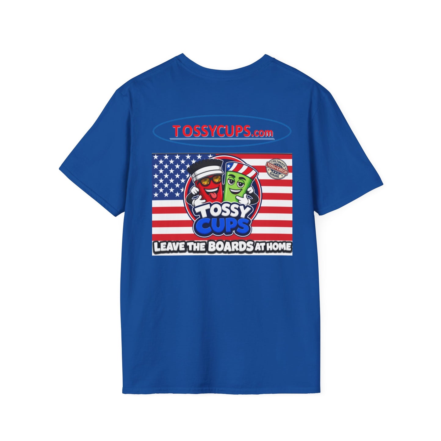 Tossy Cups Unisex Softstyle T-Shirt Leave the boards at home!