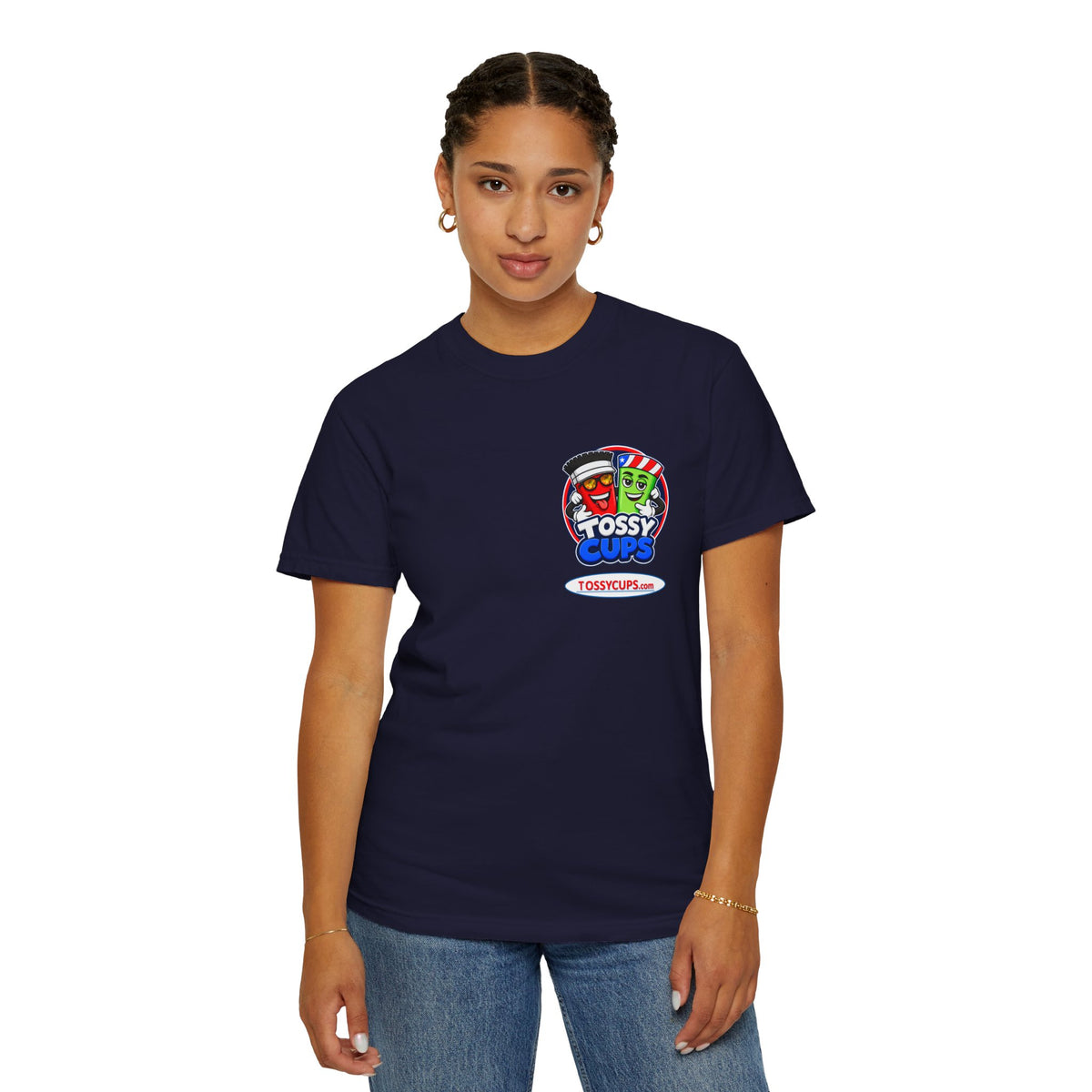 Ride shirt Dee cups response - Unisex Garment-Dyed T-shirt