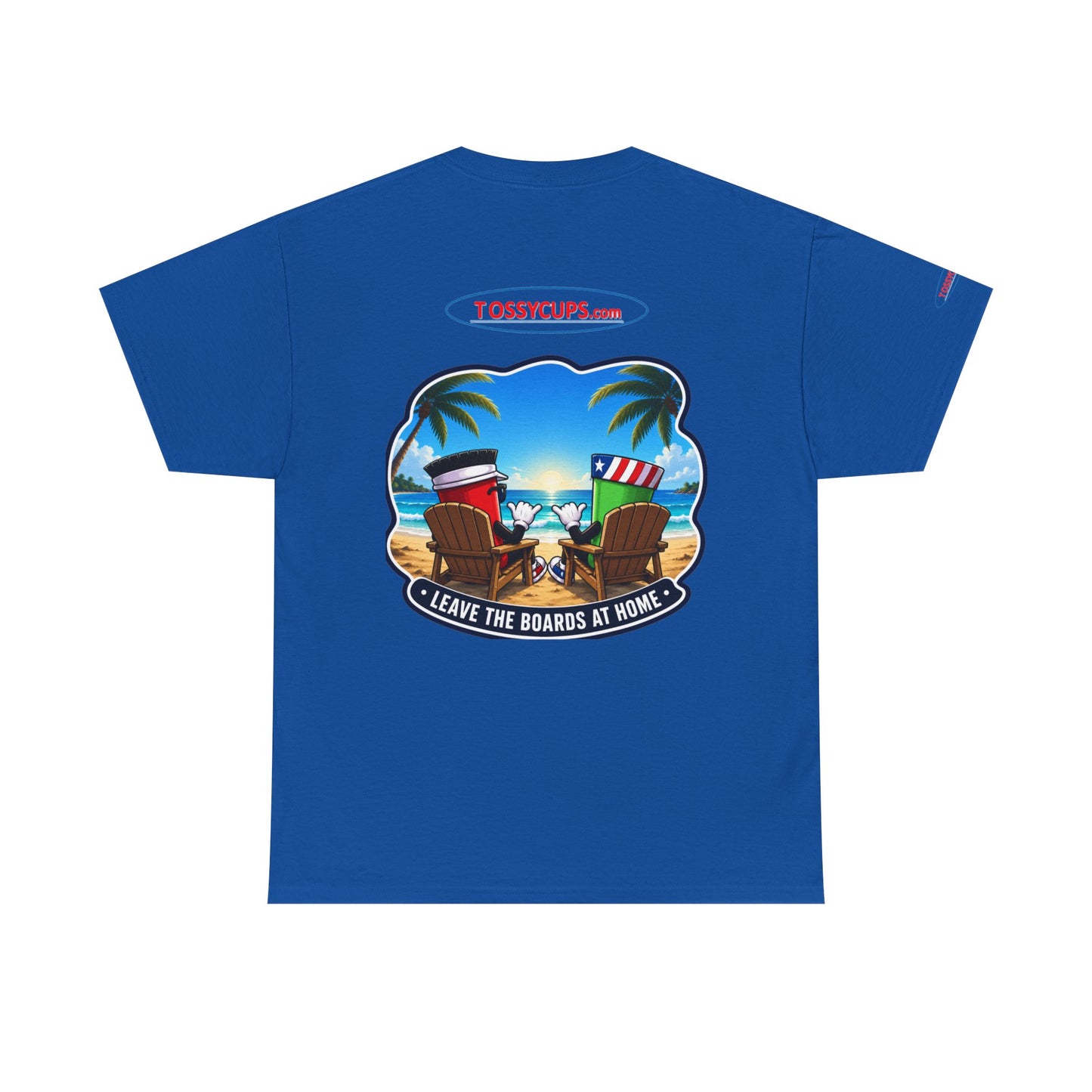 Tossy - T Chilling at the Beach with Tossy Cups Unisex Heavy Cotton Tee