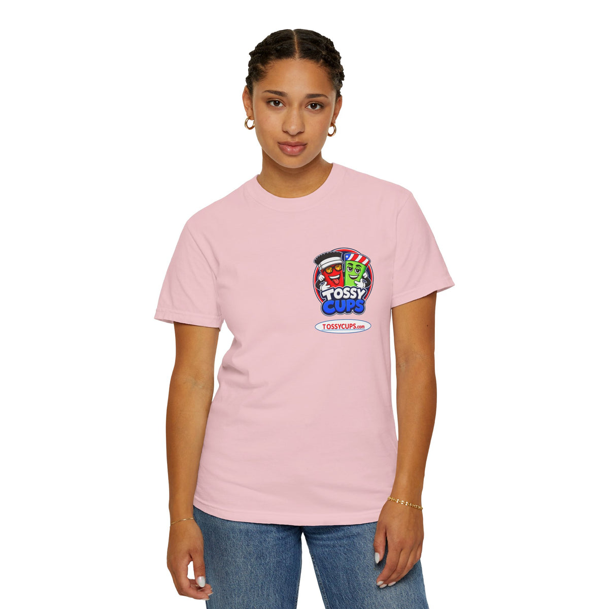 Ride shirt Dee cups response - Unisex Garment-Dyed T-shirt
