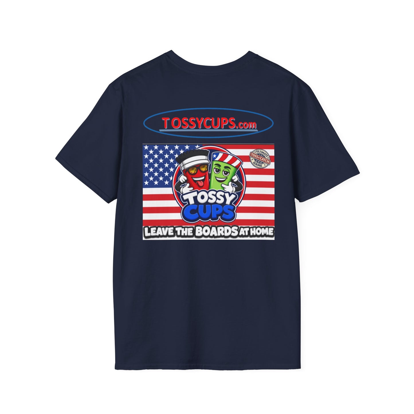 Tossy Cups Unisex Softstyle T-Shirt Leave the boards at home!