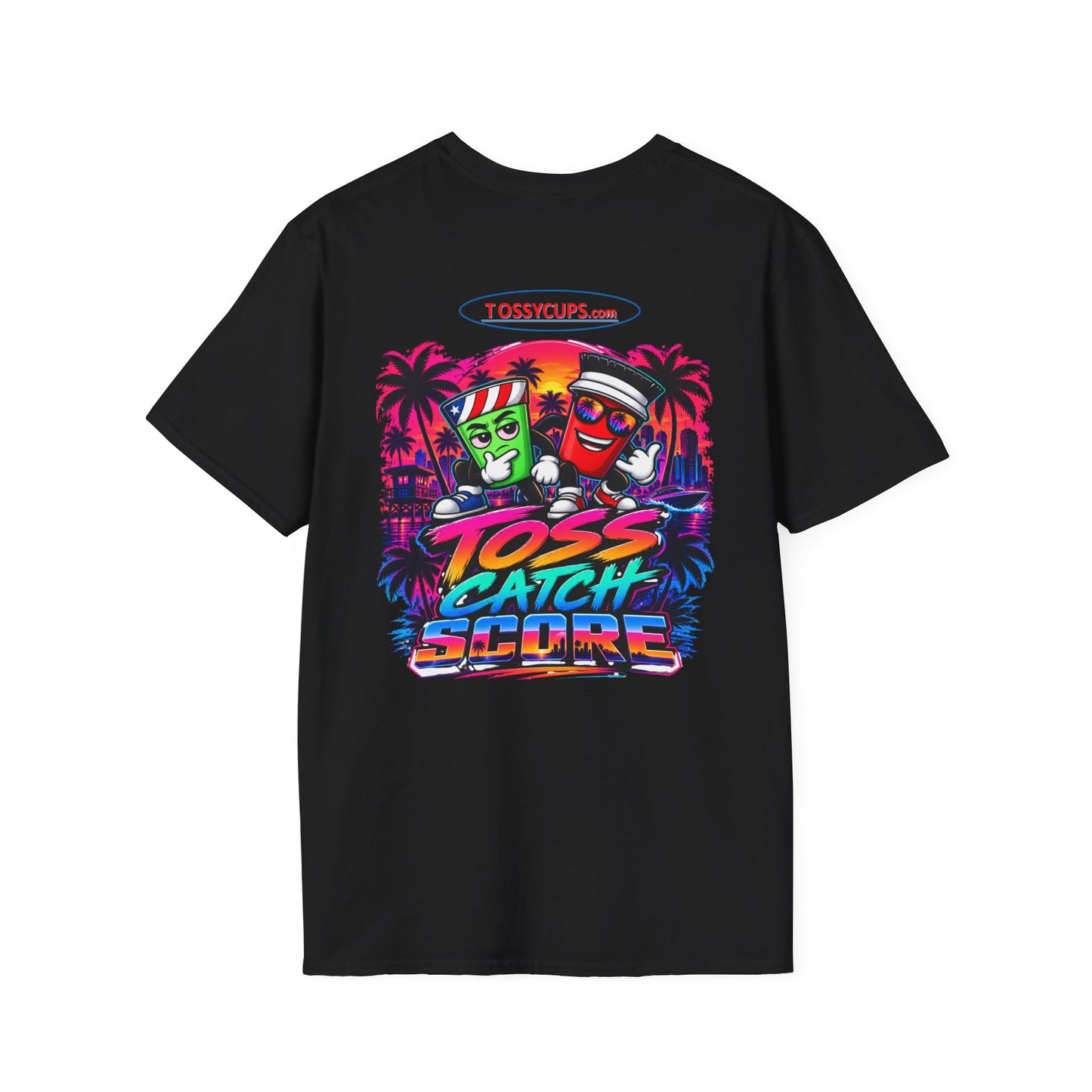 Tossy Cups Miami Cups Unisex Softstyle T-Shirt