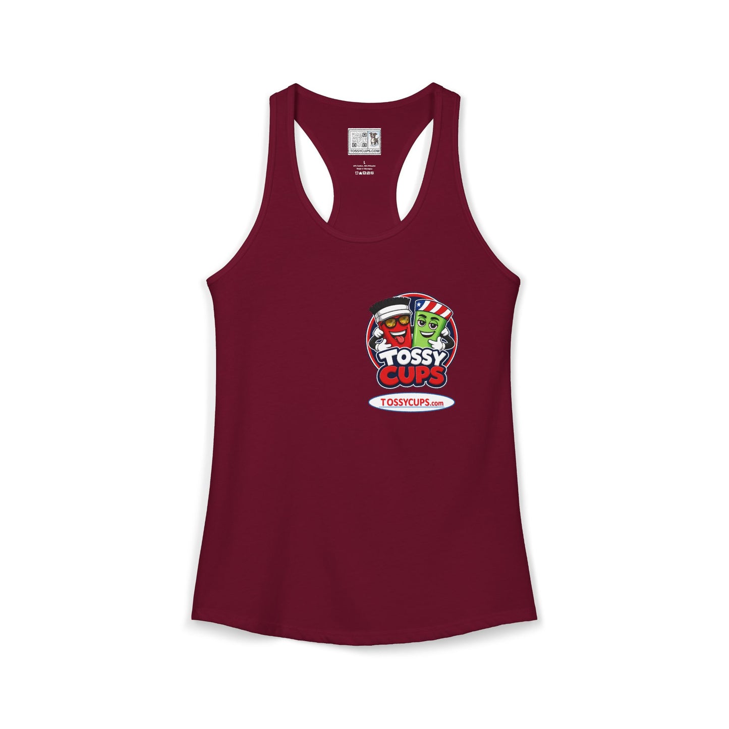Tossy-tank Dee Cups Women's Ideal Racerback Tank
