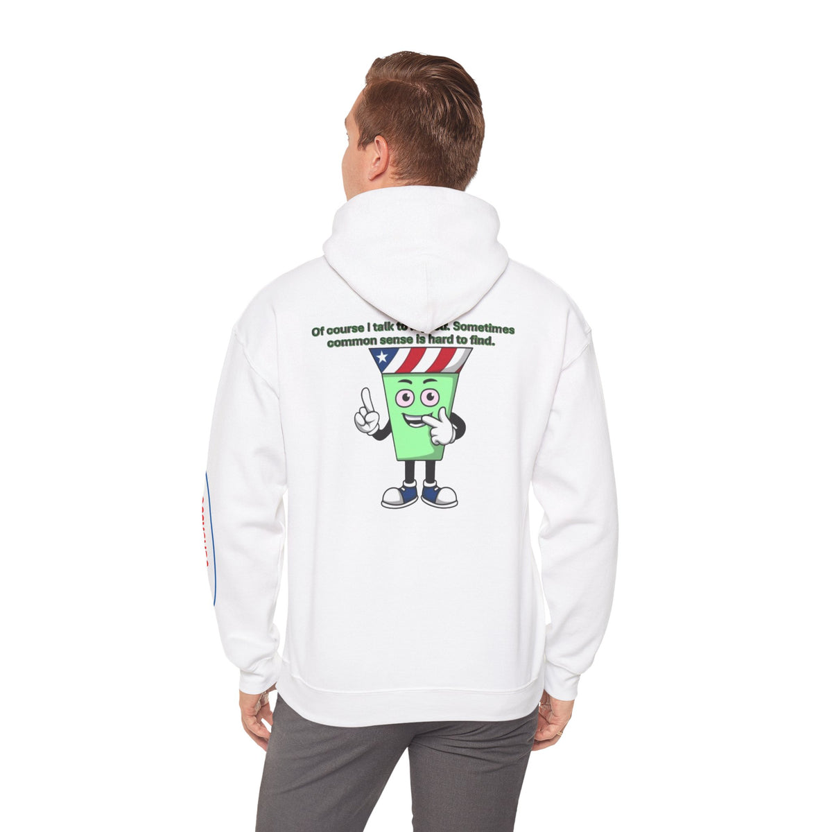 Eddie Bull on why he talks to himself Unisex Heavy Blend™ Hooded Sweatshirt