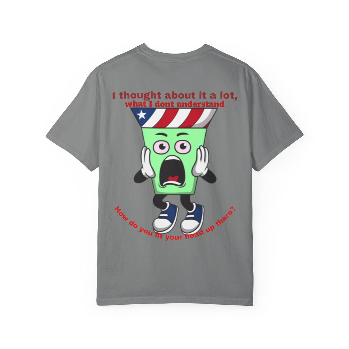 Eddie Bull Where is your head? Unisex Garment-Dyed T-shirt