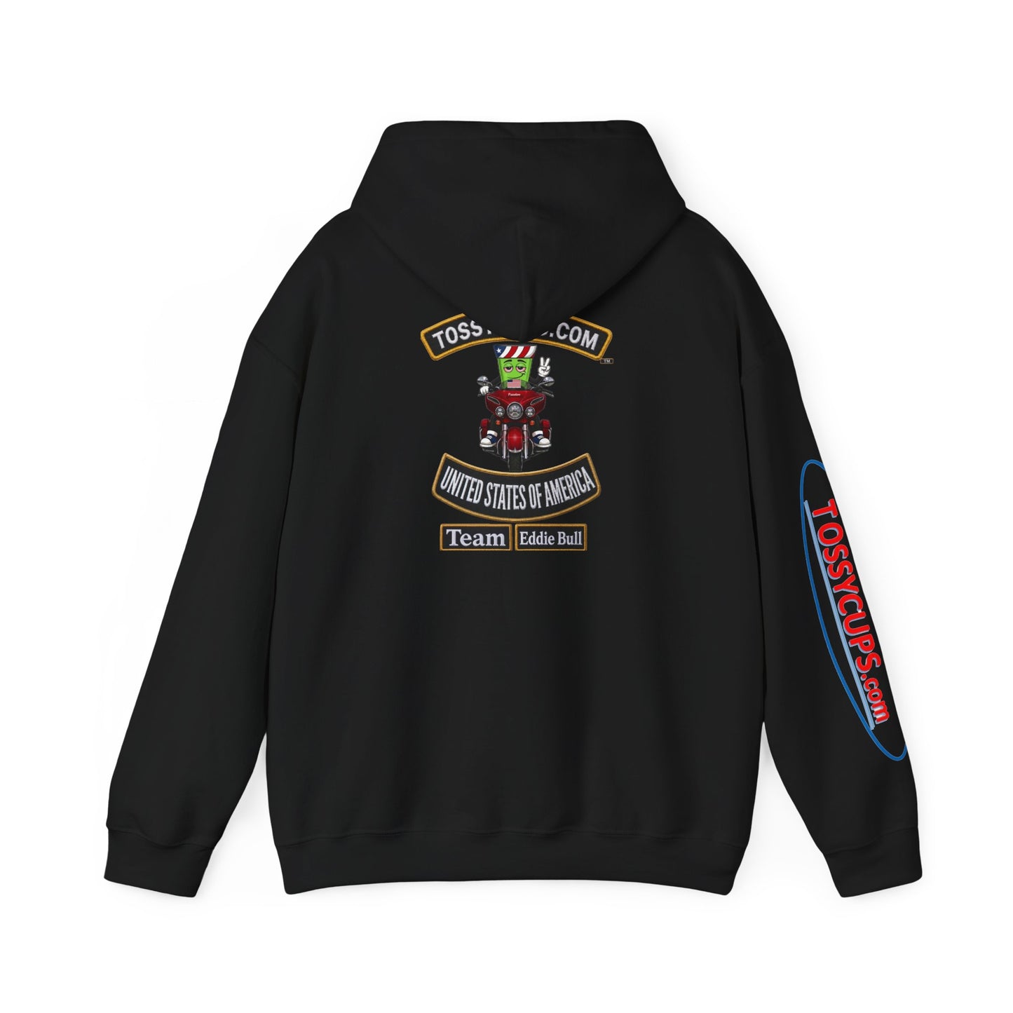 Tossy Cups Team Eddie Bull Unisex Heavy Blend™ Hooded Sweatshirt