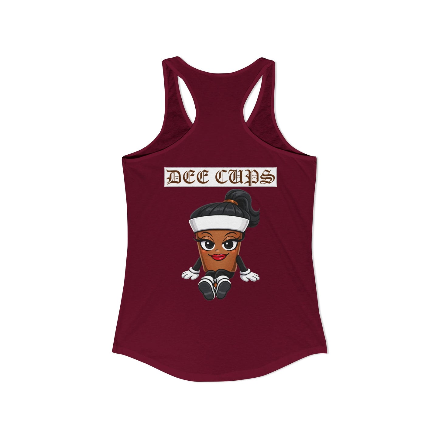 Tossy-tank Dee Cups Women's Ideal Racerback Tank