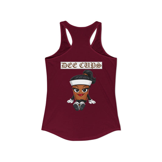 Tossy-tank Dee Cups Women's Ideal Racerback Tank