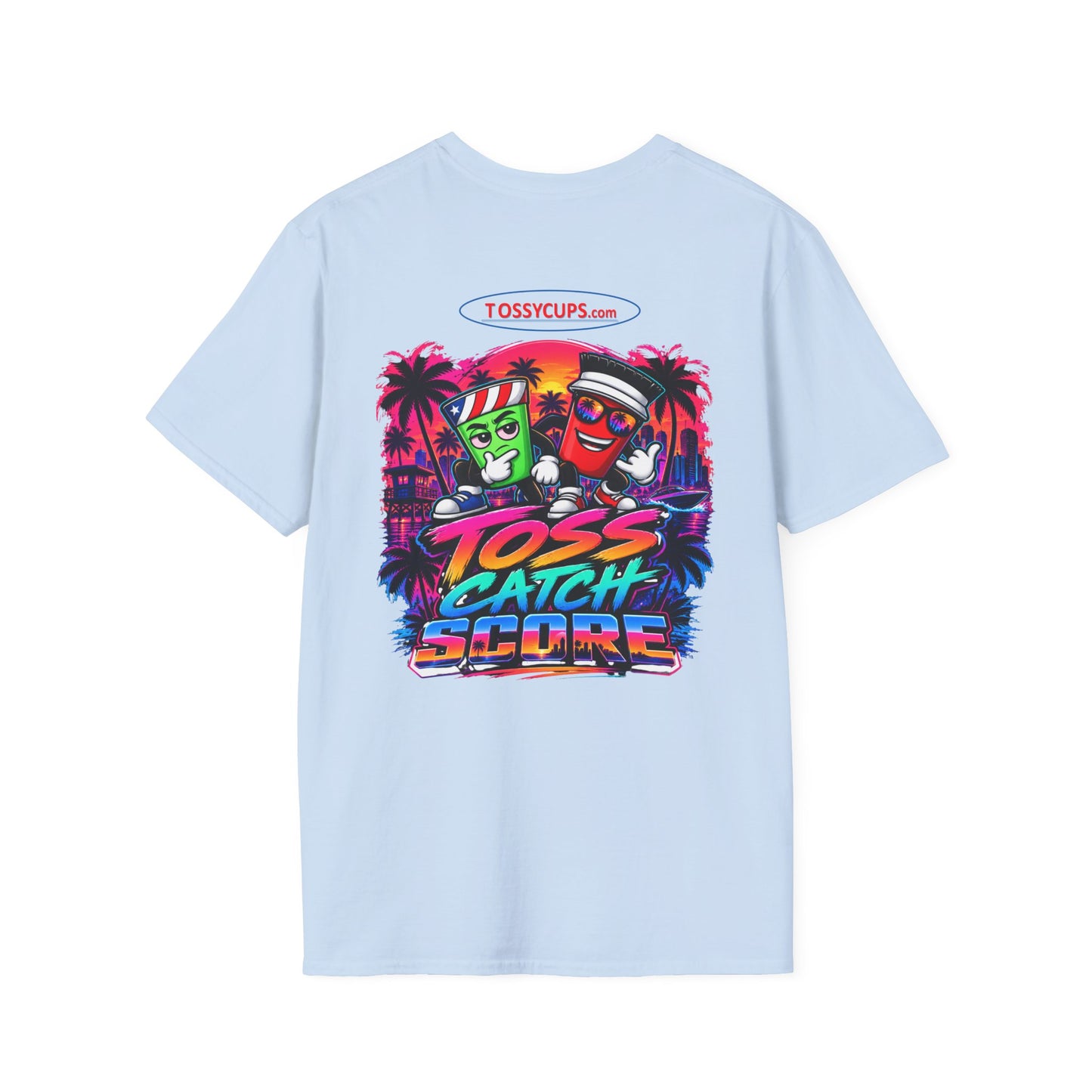 Tossy Cups Miami Cups Unisex Softstyle T-Shirt