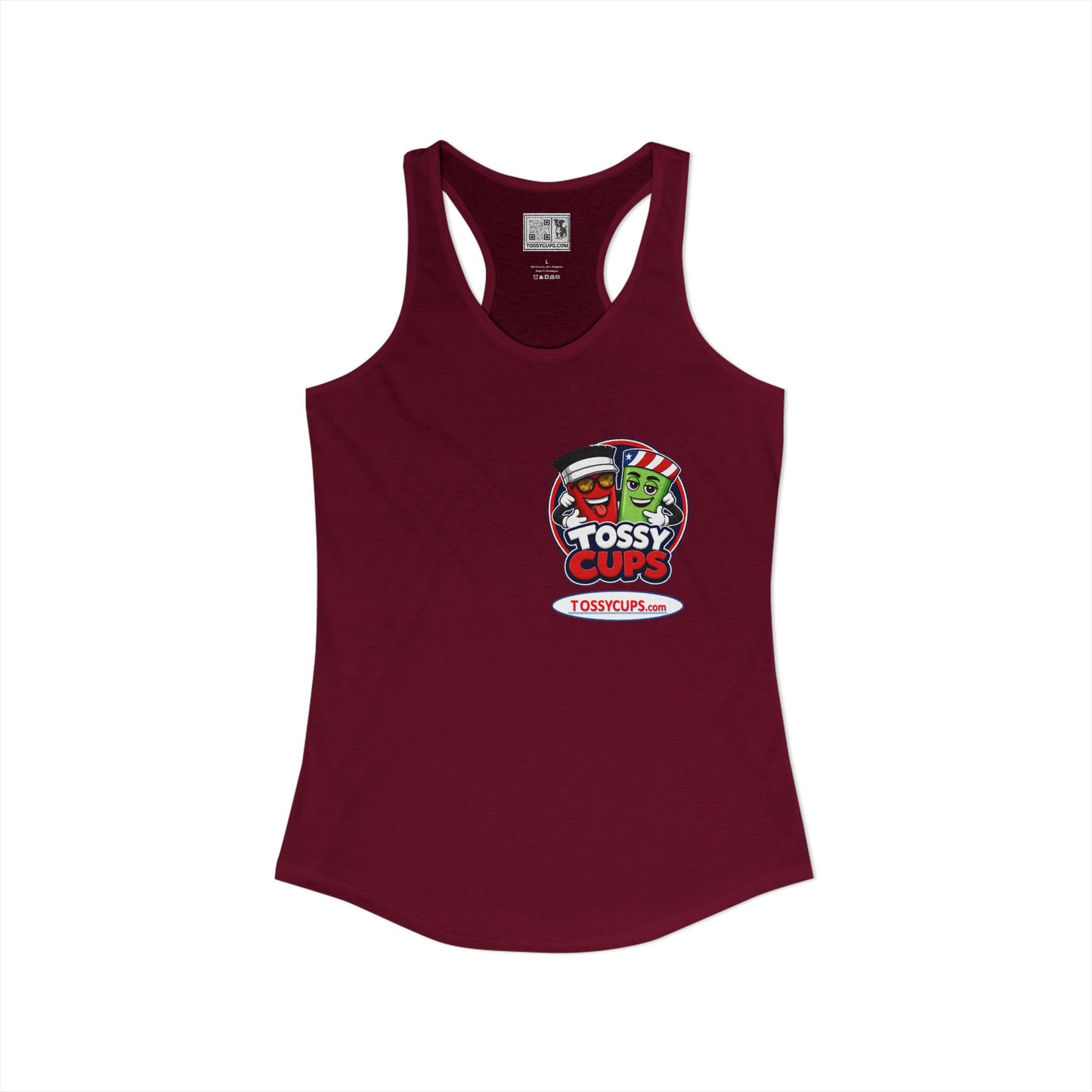 Tossy-tank Dee Cups Women's Ideal Racerback Tank