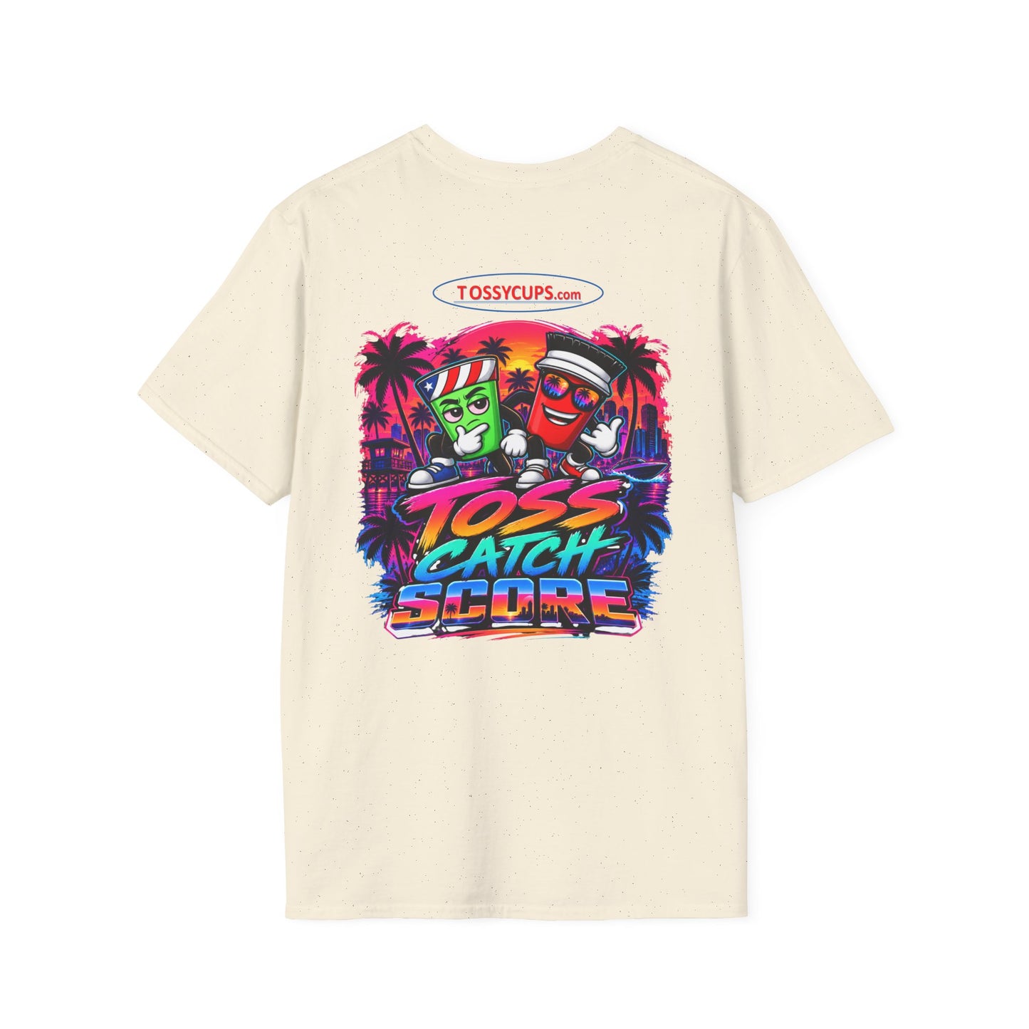 Tossy Cups Miami Cups Unisex Softstyle T-Shirt