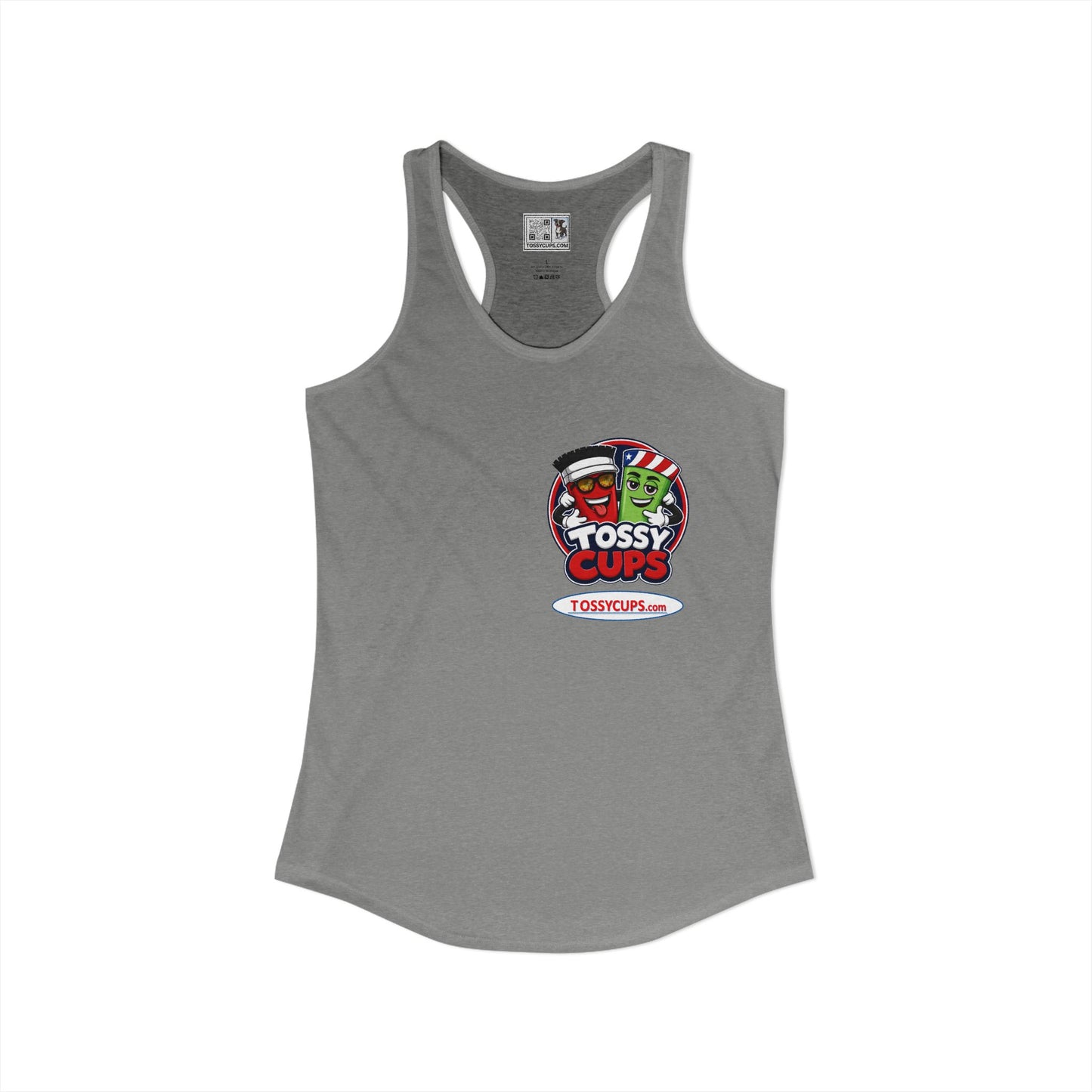 Tossy-tank Dee Cups Women's Ideal Racerback Tank