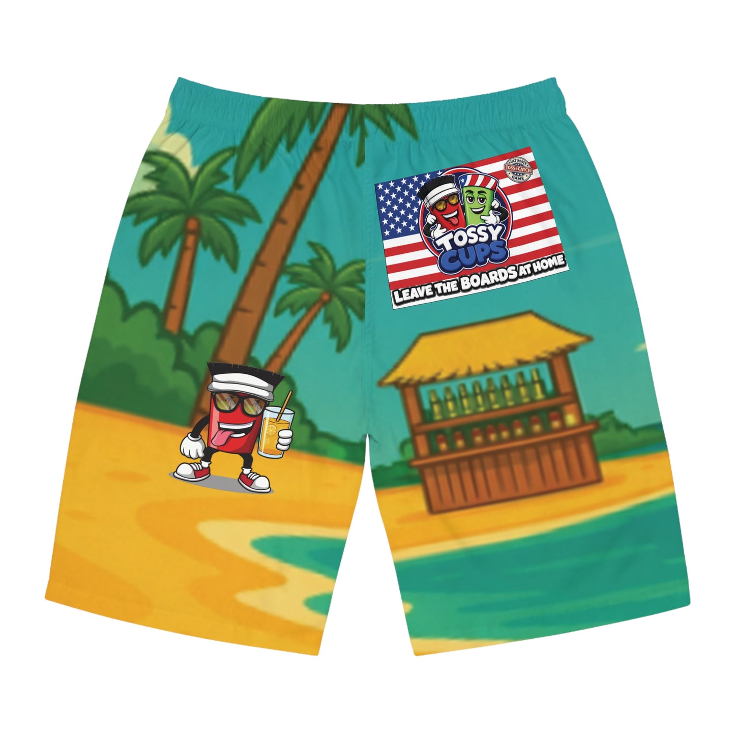 Tossy - Men's Board Shorts (AOP)