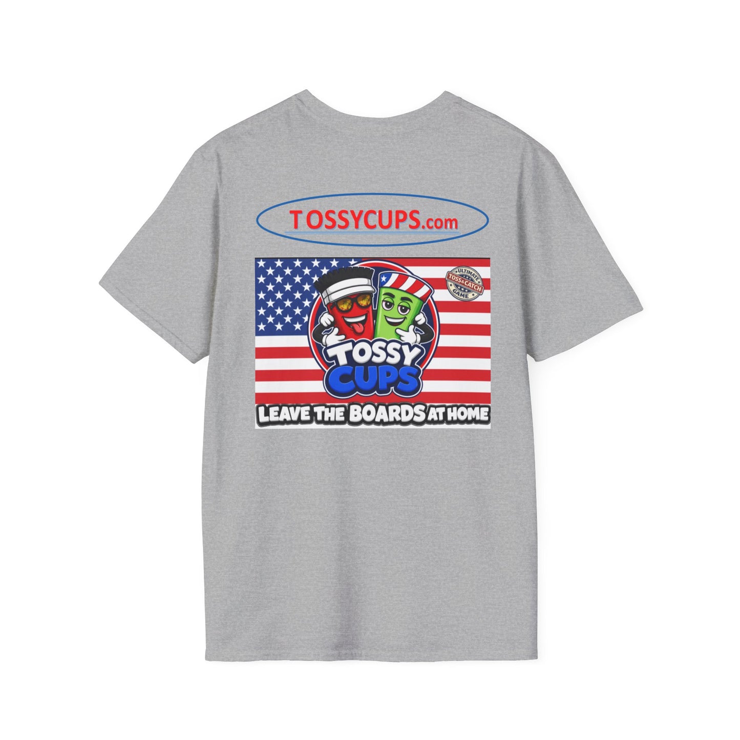 Tossy Cups Unisex Softstyle T-Shirt Leave the boards at home!