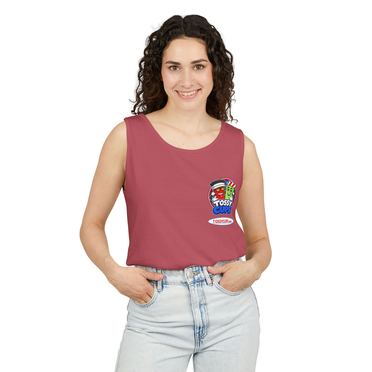 Team Eddie bull Unisex Garment-Dyed Tank Top