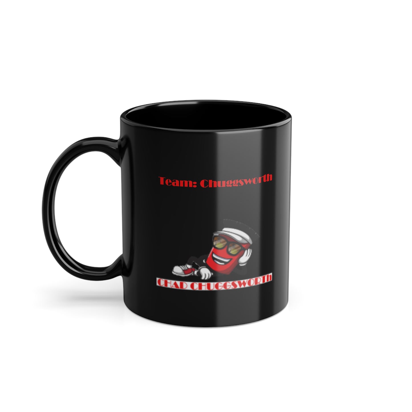 Tossy cups Team Chuggsworth Black Coffee Cup, 11oz