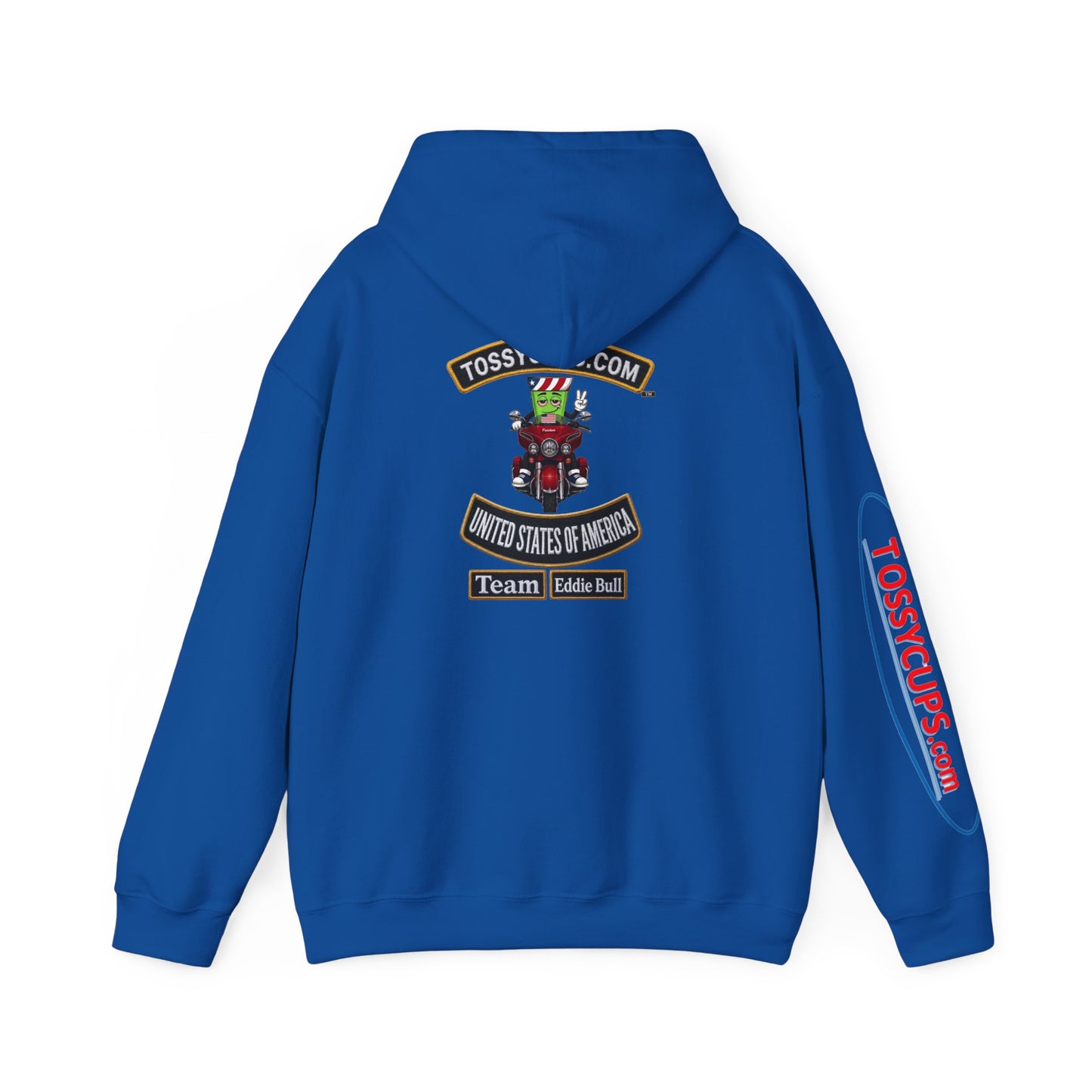 Tossy Cups Team Eddie Bull Unisex Heavy Blend™ Hooded Sweatshirt