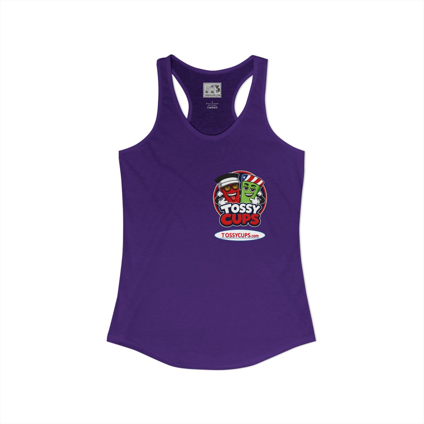 Tossy-tank Dee Cups Women's Ideal Racerback Tank