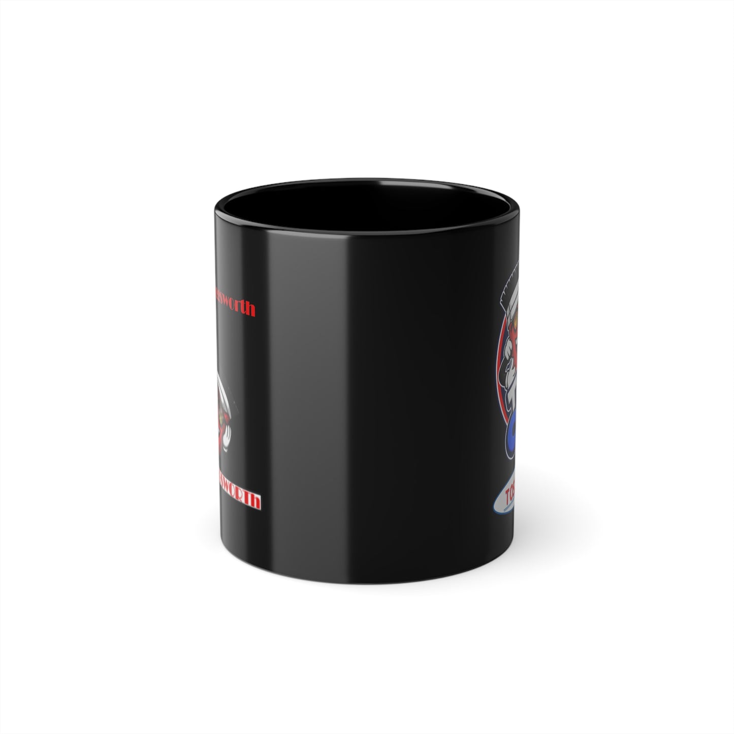 Tossy cups Team Chuggsworth Black Coffee Cup, 11oz
