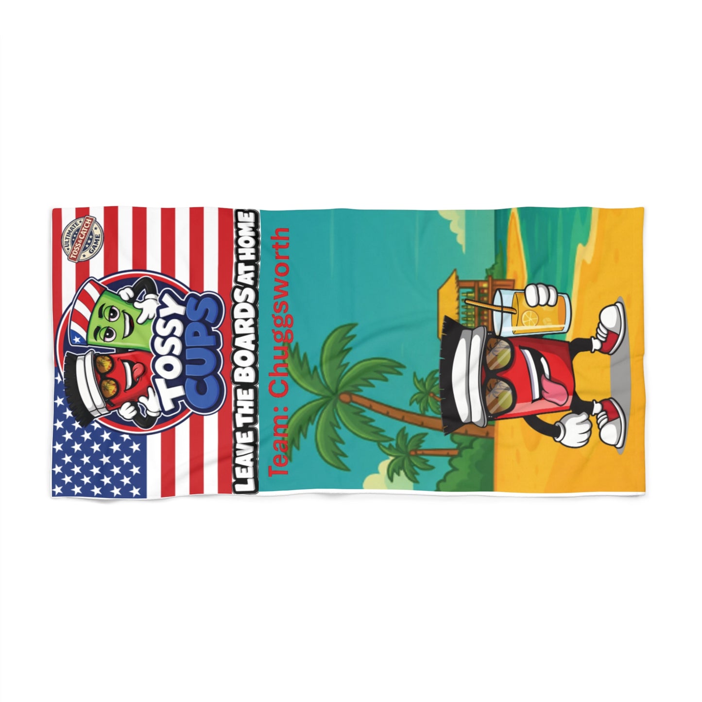 Tossy-  Beach Towel Team Chuggsworth