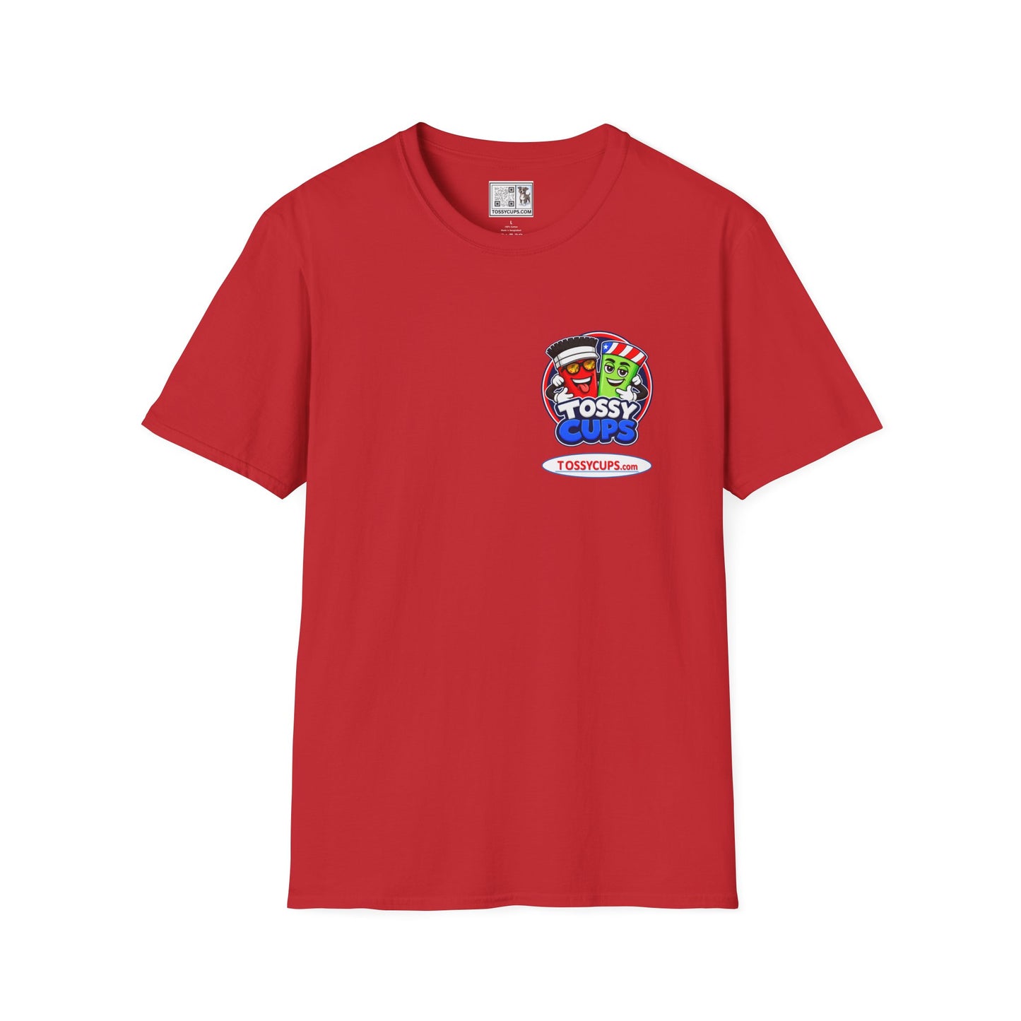 Tossy Cups - Evrett The Tiz Unisex Softstyle T-Shirt