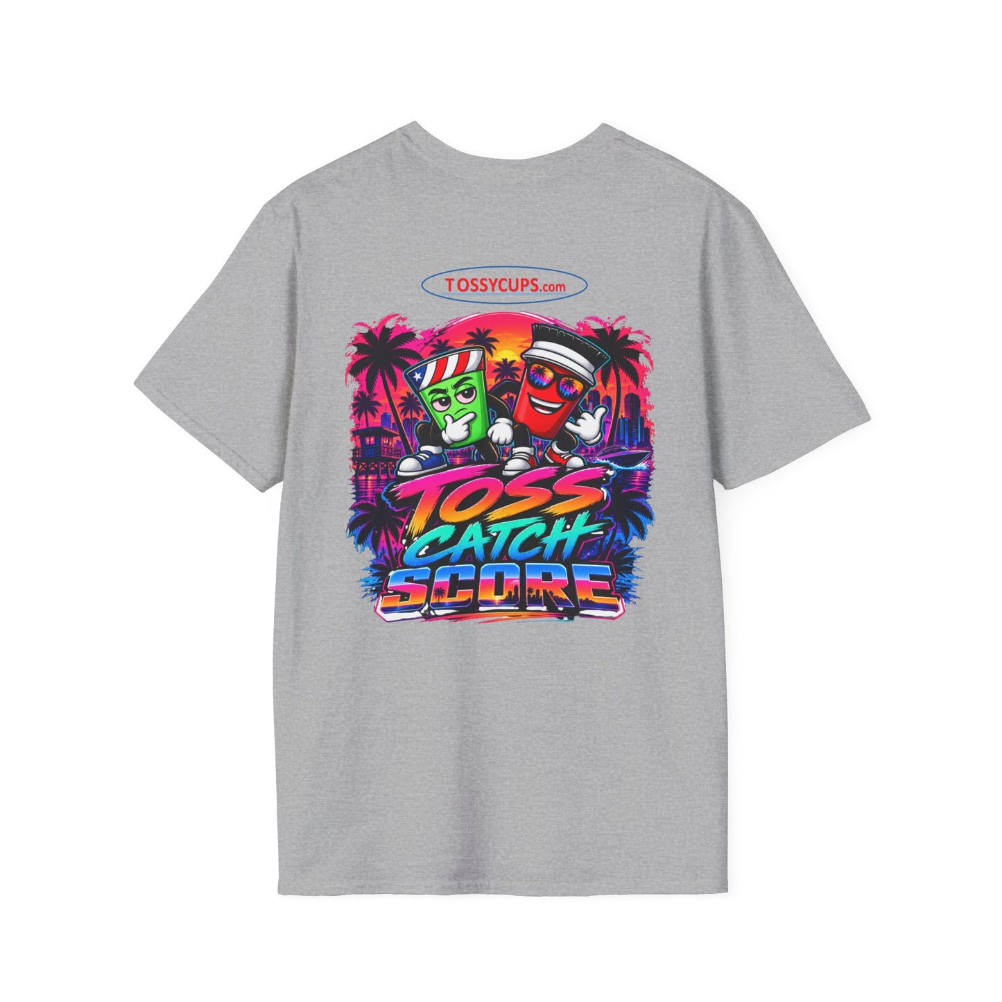 Tossy Cups Miami Cups Unisex Softstyle T-Shirt