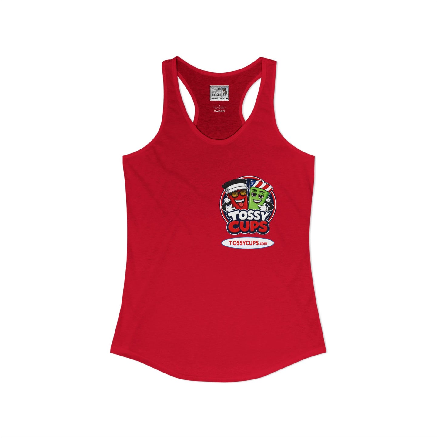 Tossy-tank Dee Cups Women's Ideal Racerback Tank
