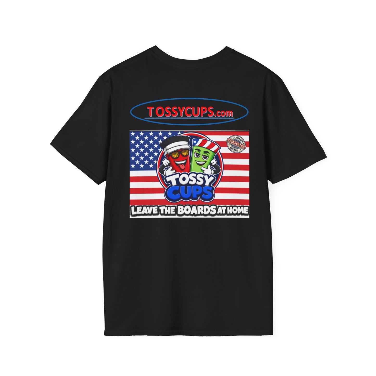 Tossy Cups Unisex Softstyle T-Shirt Leave the boards at home!